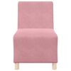 vidaXL Modulares Armfreies Sofa 2 pcs Rosa 55 x 74 x 82 cm Samt