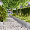 vidaXL Raseneinfassung 10 Stk. 25 x 103 cm Verzinkter Stahl Silber