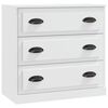 vidaXL Sideboards 3 Stk. Wei&szlig; Holzwerkstoff