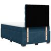 vidaXL Boxspringbett mit Matratze Blau 120x200 cm Samt