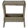 vidaXL 3-tlg. Garten-Lounge-Set mit Auflagen Poly Rattan Braun