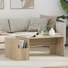 vidaXL Couchtisch Sonoma-Eiche 90 x 45 x 35 cm Holzwerkstoff