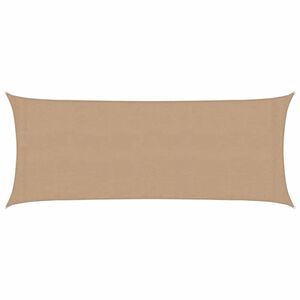 vidaXL Sonnensegel 160 g/m&sup2; Taupe 2x4,5 m HDPE