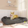 vidaXL Hundebett mit Kissen Dunkelgrau 135x110x23 cm Oxford-Gewebe