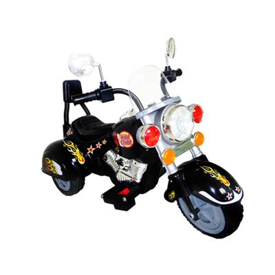 vidaXL Kinder Motorrad Chopper 2,5 km/h Akku schwarz