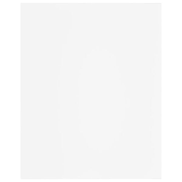 vidaXL B&uuml;cherregal-Bretter 8 Stk. Wei&szlig; 40x50x1,5 cm Holzwerkstoff