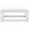 vidaXL 2-tlg. Garten-Lounge-Set mit Kissen Weiß Kiefer Massivholz