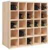 vidaXL Weinschrank 56 x 25 x 56 cm Massivholz Kiefer