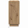 vidaXL LED-Sideboard Artisan-Eiche 90 x 32 x 75 cm Holzwerkstoff