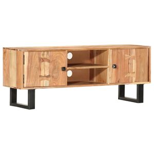 vidaXL TV-Schrank 118 x 30 x 45 cm Massivholz Akazie