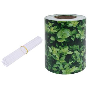 vidaXL Garten-Sichtschutz PVC 35x0,19 m Gr&uuml;n