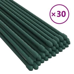vidaXL Pflanzenst&uuml;tzen 30 Stk. Gr&uuml;n 180 cm Stahl