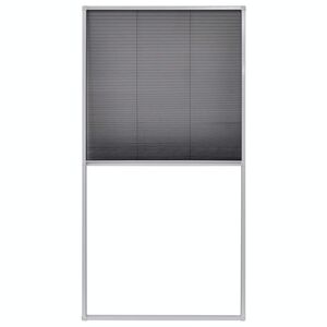 vidaXL Plisse Insektenschutz-Fenster 80&times;160 cm