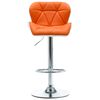 vidaXL Barhocker Orange 44 x 48 x 105,5 cm Kunstleder