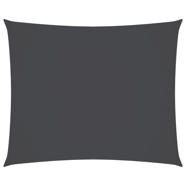 vidaXL Sonnensegel Oxford-Gewebe Rechteckig 3,5x4,5 m Anthrazit