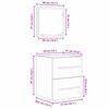 vidaXL Badezimmerm&ouml;bel-Set mit Schubladen Braun 41 x 38,5 x 48 cm