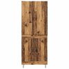 vidaXL Highboard 2 pcs Altholz Holzwerkstoff