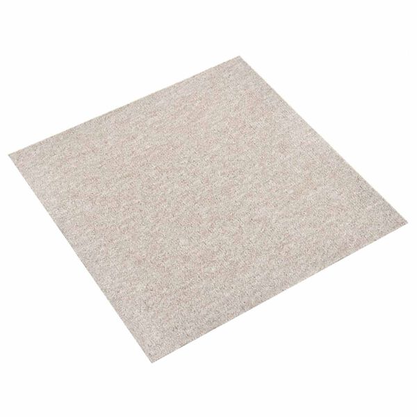 vidaXL Teppich 20 pcs Hellbeige 50 x 50 cm 100% Polypropylen