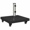 vidaXL Sonnenschirmst&auml;nder 30kg Schwarz Granit Quadratisch