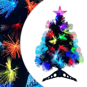 vidaXL K&uuml;nstlicher Weihnachtsbaum mit 50 LEDs Gr&uuml;n 64 cm PVC