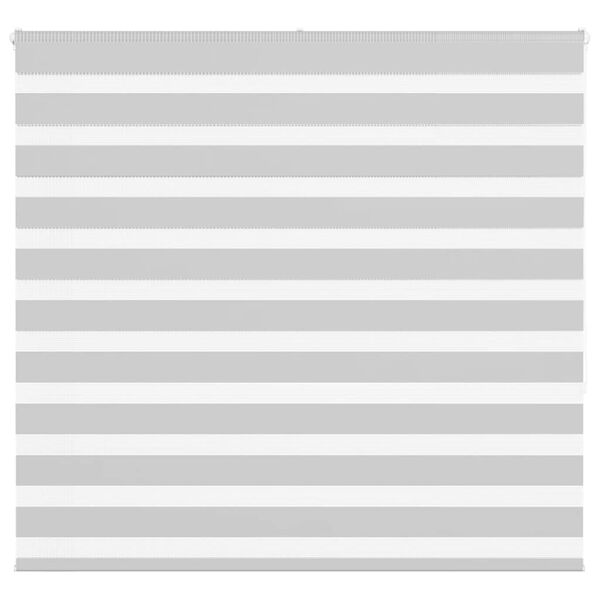 vidaXL Doppelrollo Hellgrau 155x150 cm Stoffbreite 150,9 cm Polyester