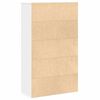 vidaXL B&uuml;cherregal Wei&szlig; 60x24x101,5 cm Holzwerkstoff