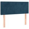 vidaXL Kopfteil Dunkelblau 100x5x78/88 cm Samt