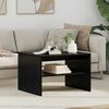 vidaXL Couchtisch Schwarz Eichen-Optik 60 x 50 x 40 cm Holzwerkstoff