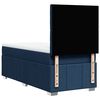 vidaXL Boxspringbett mit Matratze Blau 90x190 cm Stoff