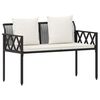 vidaXL B&auml;nke f&uuml;r Outdoor 2 -Seater 116 x 56 x 75 cm Poly-Rattan