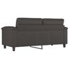 vidaXL 2-Sitzer-Sofa Grau 140 cm Kunstleder