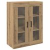 vidaXL Highboard Artisan-Eiche 69,5 x 34 x 180 cm Holzwerkstoff