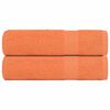 vidaXL Handt&uuml;cher 2 Stk. Orange 50x100 cm 360 g/m&sup2; 100% Baumwolle