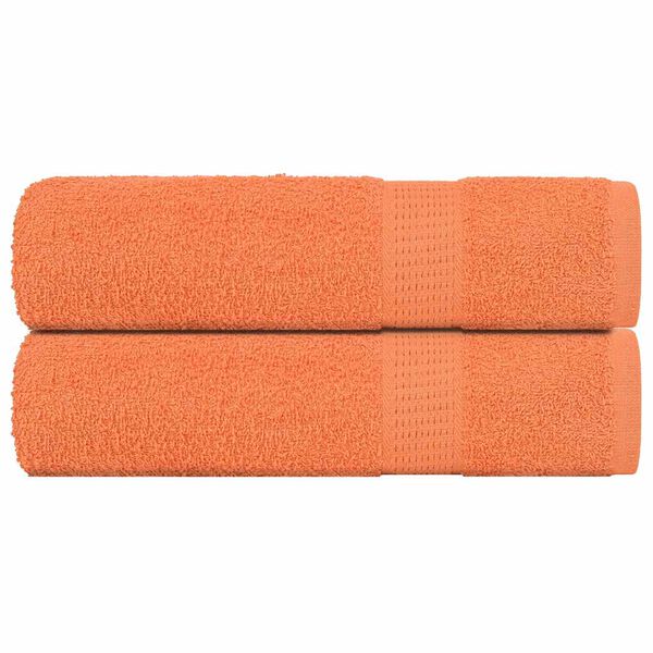 vidaXL Handt&uuml;cher 2 Stk. Orange 50x100 cm 360 g/m&sup2; 100% Baumwolle