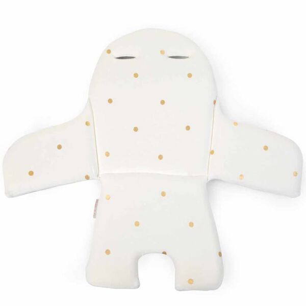 CHILDHOME Hochstuhl-Sitzkissen Evolu Goldene Tupfer CHEVOSCGD