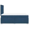 vidaXL Boxspringbett mit Matratze Blau 120x200 cm Stoff