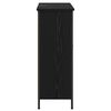 vidaXL Sideboard Schwarz Eichen-Optik 70 x 30 x 80 cm Holzwerkstoff