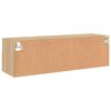 vidaXL TV-Wandschrank Sonoma-Eiche 100x30x30 cm Holzwerkstoff