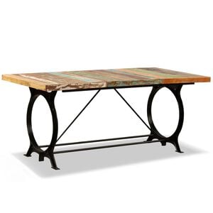 vidaXL Esstisch Altholz Massiv 180 cm