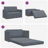 vidaXL Klappsofa Bett Dunkelgrau 124 x 71 x 78 cm Samt