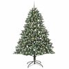 vidaXL K&uuml;nstlicher Weihnachtsbaum mit 300 LEDs mit St&auml;nder Gr&uuml;n 240 cm