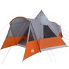 vidaXL Teepee Zelt f&uuml;r 8 Personen 8 Personen Grau und Orange