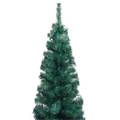 vidaXL Künstlicher Weihnachtsbaum mit Beleuchtung & Kugeln Grün 120 cm