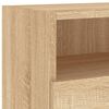 vidaXL TV-Wandschrank Sonoma-Eiche 100x30x30 cm Holzwerkstoff