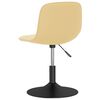 vidaXL Barhocker Creme Samt