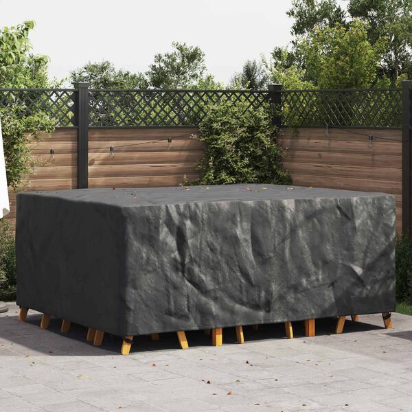 vidaXL M&ouml;belbezug Uni Schwarz 240 x 190 x 90 cm 210D
