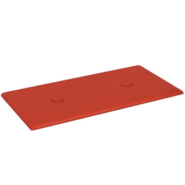 vidaXL Wandpaneele 12 pcs Rot 30 x 15 cm Kunstleder