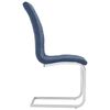 vidaXL Freischwinger 4 Stk. Blau Stoff