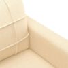 vidaXL 3-Sitzer-Sofa Creme 180 cm Stoff