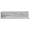 vidaXL Wandregale 2 Stk. Grau Sonoma 75x16,5x16,5 cm Holzwerkstoff
